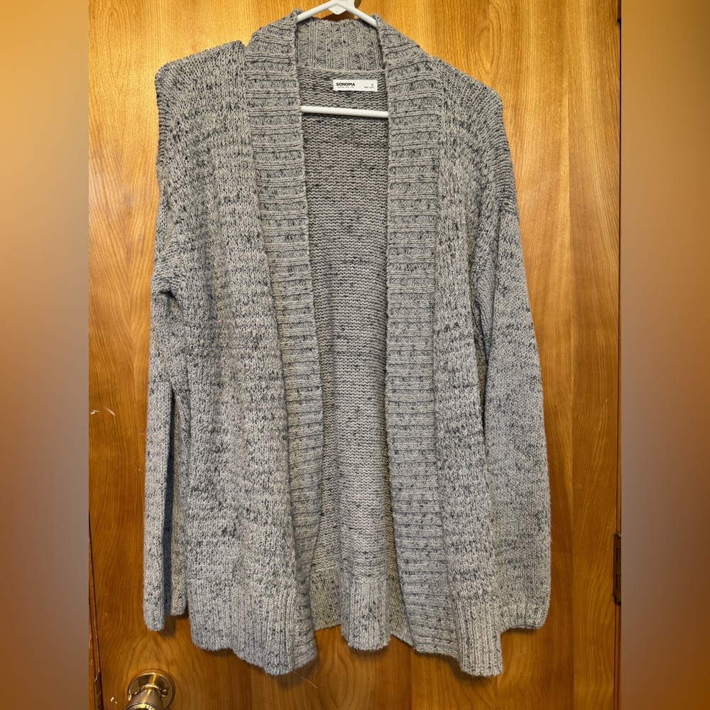 Sonoma Gray Women's Cardigan Sweater